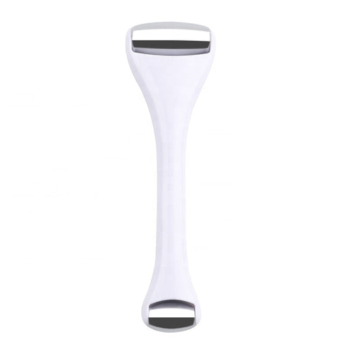 Premium Stainless Steel Dual-Ended Facial Ice Roller – Eye & Face Sculpting Massage Tool