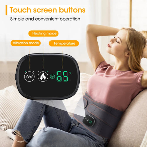 Premium Heat Therapy Lumbar Brace Support Massager