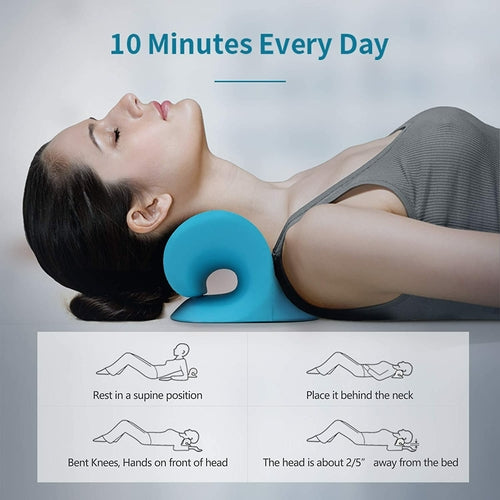 Premium Cervical Traction Neck Cloud – Ergonomic Neck Stretcher & Posture Support Device